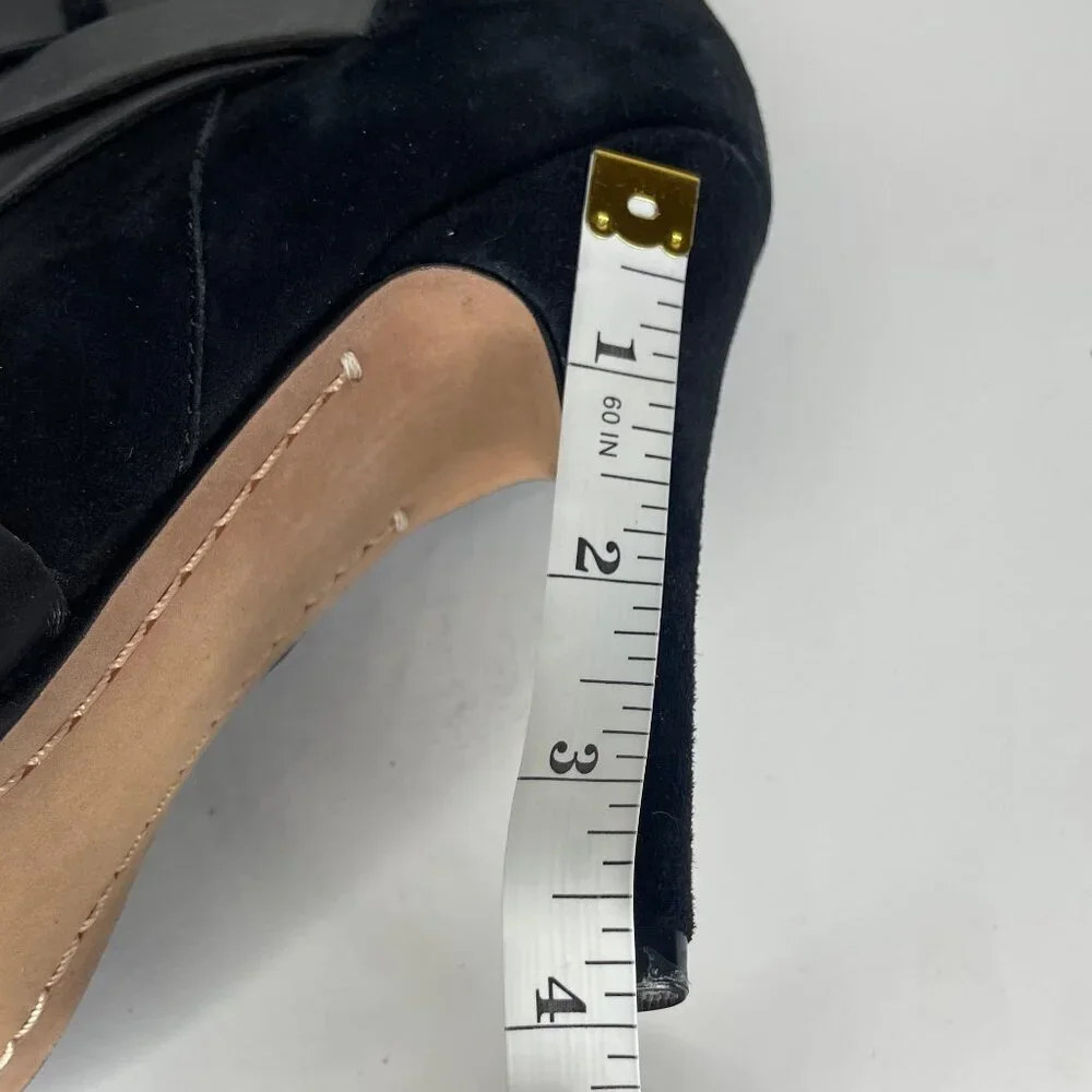 Sam Edelman Navy Suede Strappy Stiletto Ankle Booties Size 6.5